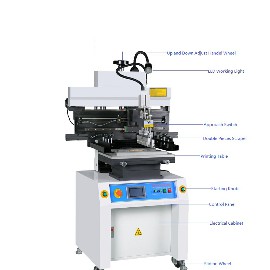S400 semi-auto solder paste printer machine