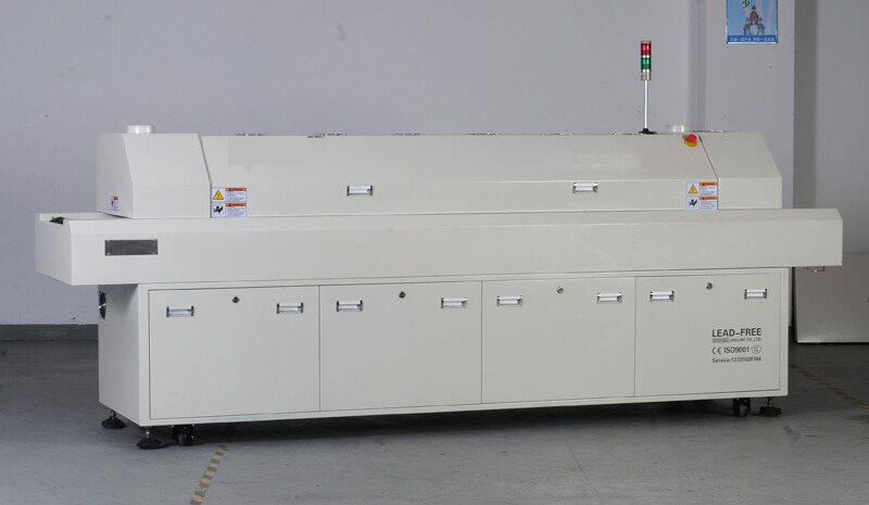 PID/PC control smt lead free reflow oven machine SMD-A6
